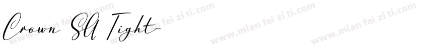 Crown SA Tight字体转换
